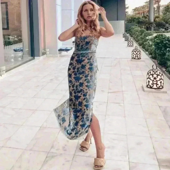 ✨SALE✨Zara Limited Edition Velvet Dress Size M - Picture 1 of 15